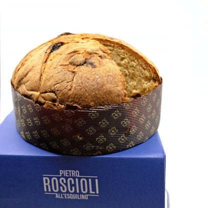Cinepanettone al cioccolato belga e scorzette d’arancia candita - 1 kg